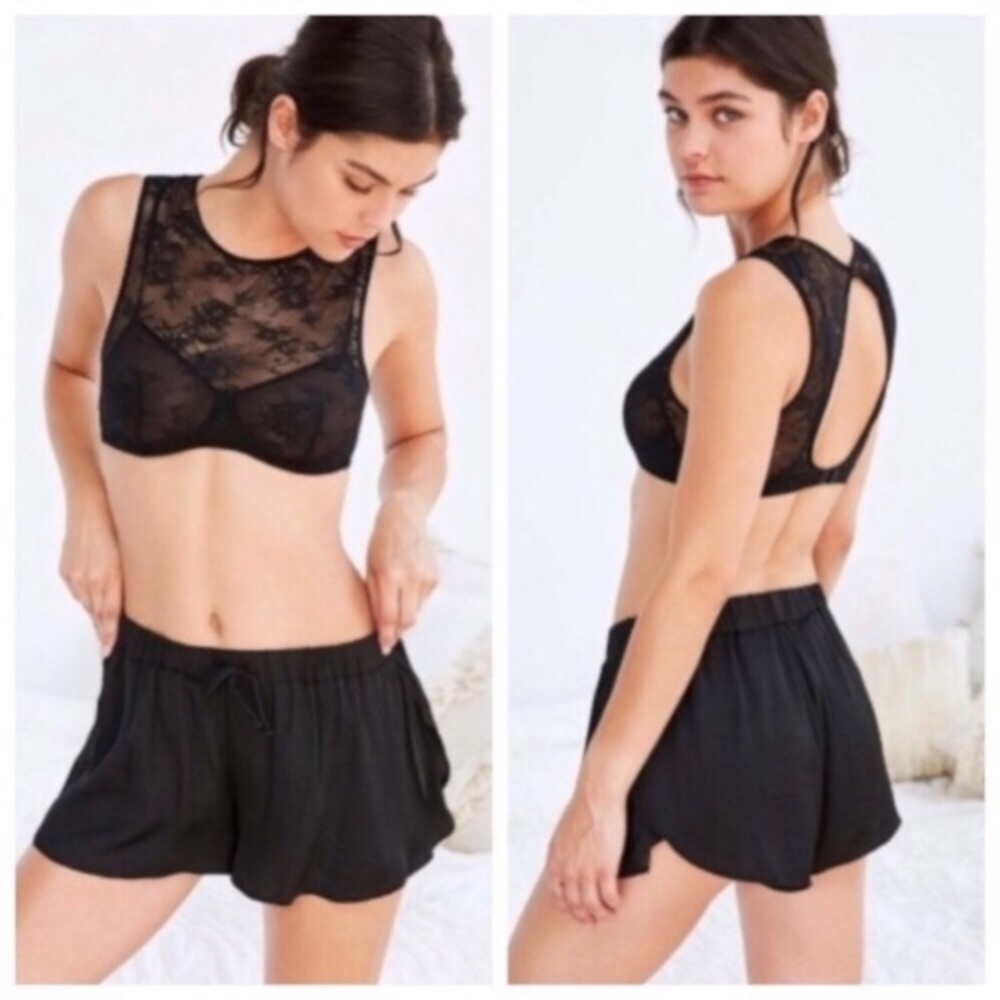 Urban Outfitters Lacey Double Layer Underwire Bra